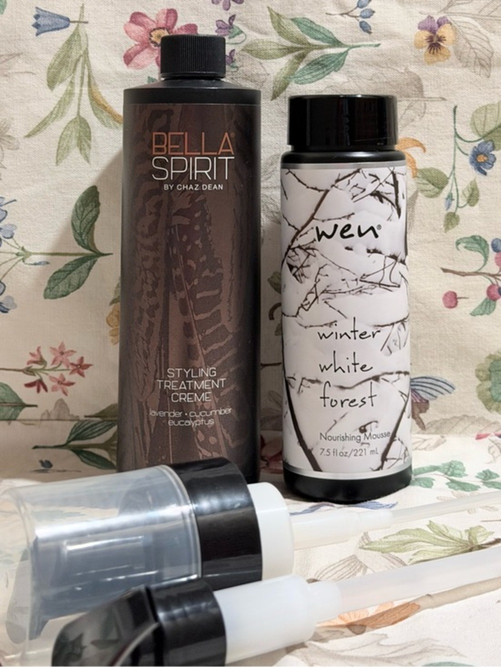 WEN DUO Winter White Forest Nourishing Mousse & Bella Spirit Style & Treat Cream